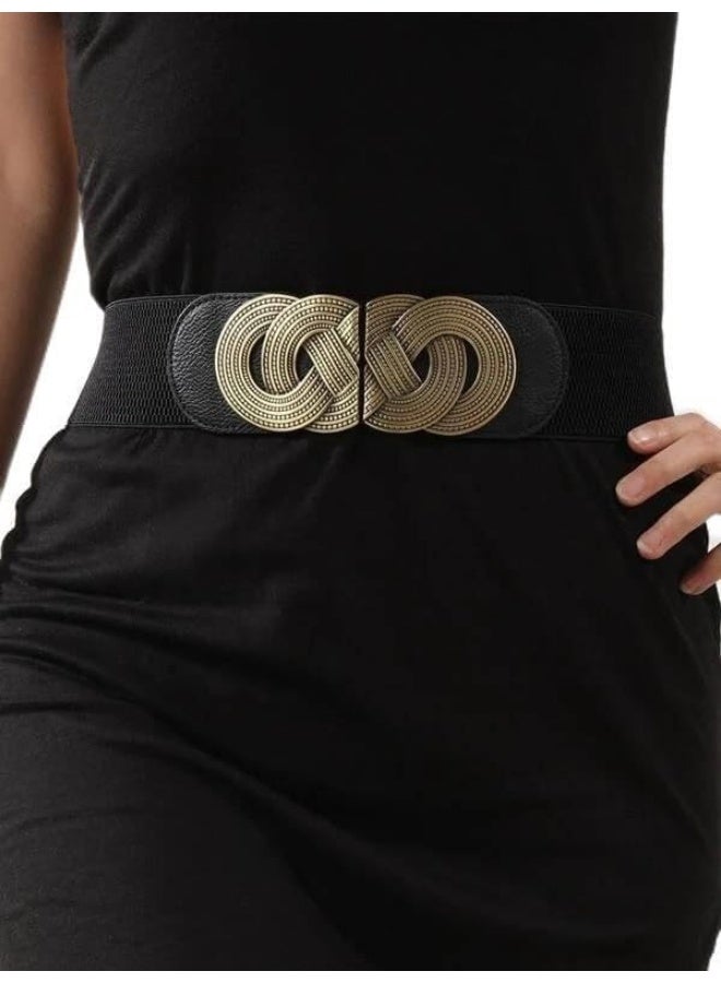 SHEIN-Women's Elastic Stretch Decorative Buckle Waist Belt - Image 1